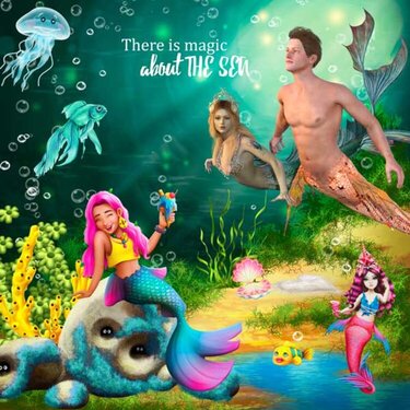 Mermaids Party by Pat Scrap