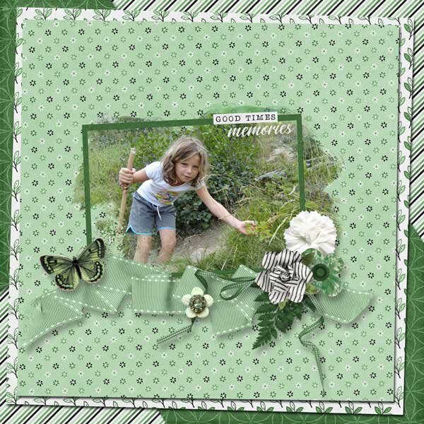 Paint Chips Fern Green - Kit by Connie Prince