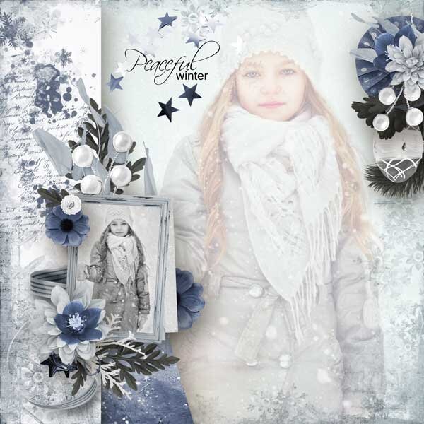 Peaceful Winter by MoosScrap&#039;s Designs