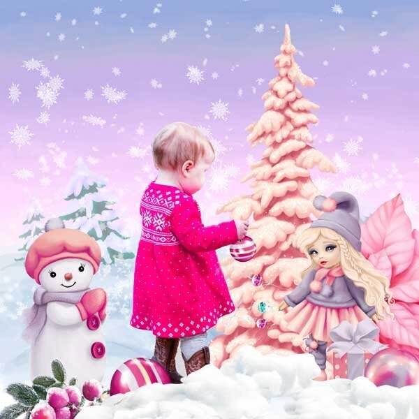 pink  christmas by Sarayane