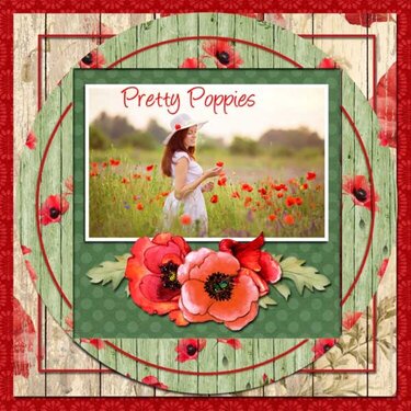 Pretty Poppies Mini 01 by Scrapbookcrazy Creations 
