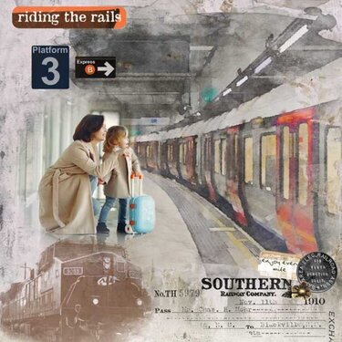 Riding The Rails by Rachel Jefferies 