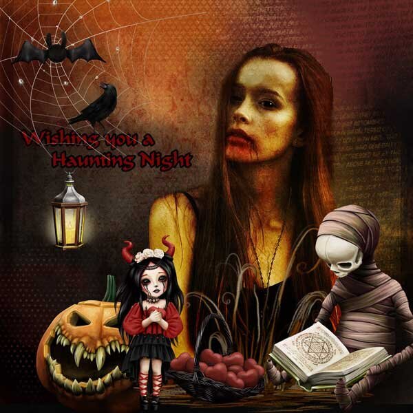 Scary Halloween - Mini-kit by Pat Scrap