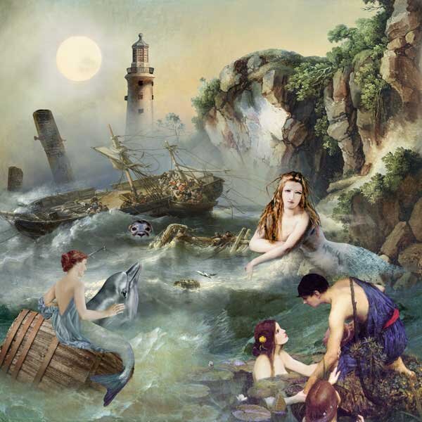 Mythical Sea Nymphs and Sirens by Lynne Anzelc Designs