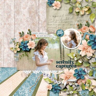  Serenity Captured by Heartstrings Scrap Art