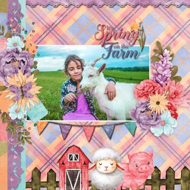 Spring On The Farm  by Moore Blessings Digital Design 