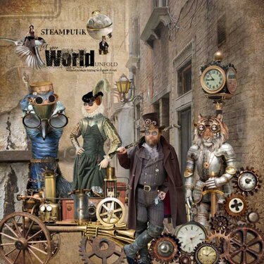 Steampunk Fever  by  Lynne Anzelc Designs 