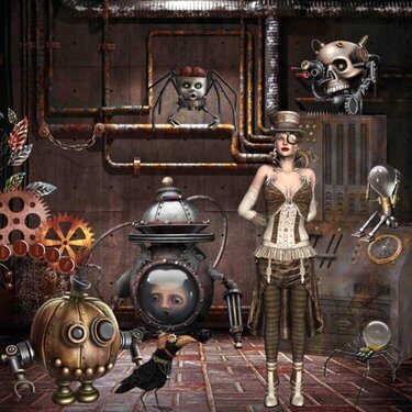 Steampunk Time by Pat Scrap 