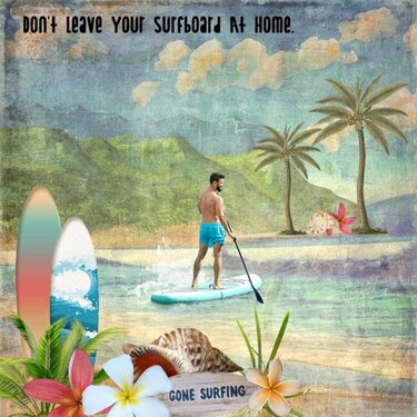 Surf Crush by by Digi ARTventures  