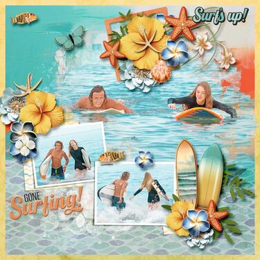 Surf&#039;s Up!   by Heartstrings Scrap Art 