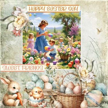 Sweet Easter Pals by JB Studio