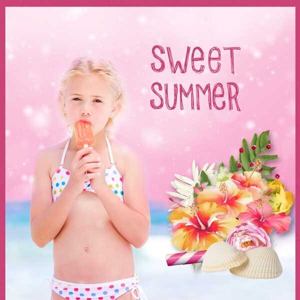 Sweet Summer Sun Kit by Mixed Media by Erin 