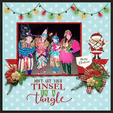 Tangled Tinsel  by Ponytails Designs