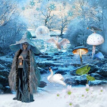 The Frozen Swamp by KittyScrap