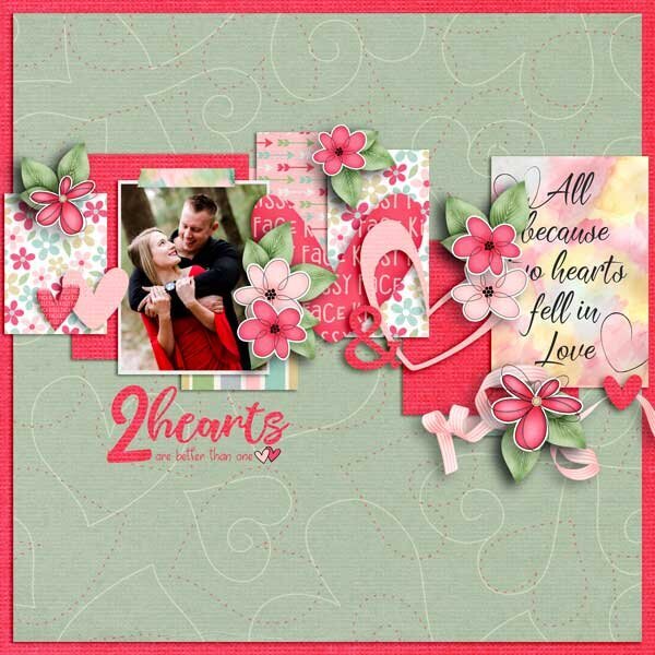 Two Hearts Collab by  Fayette Designs, Jen Yurko and Jumpstart Designs