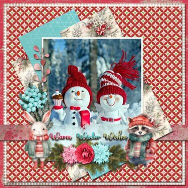 Warm Winter Wishes Kit by Scrapbookcrazy Creations  
