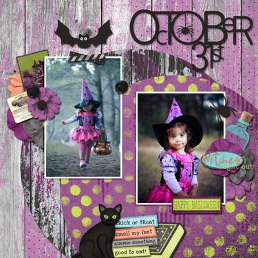 Witches Night Out kit by Scraps N Pieces