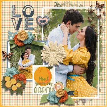 Won&#039;t You Be My Clementine  by ScrapChat Designs 