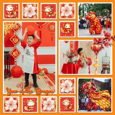 Year of the Dragon Kit by Scrapbookcrazy Creations 