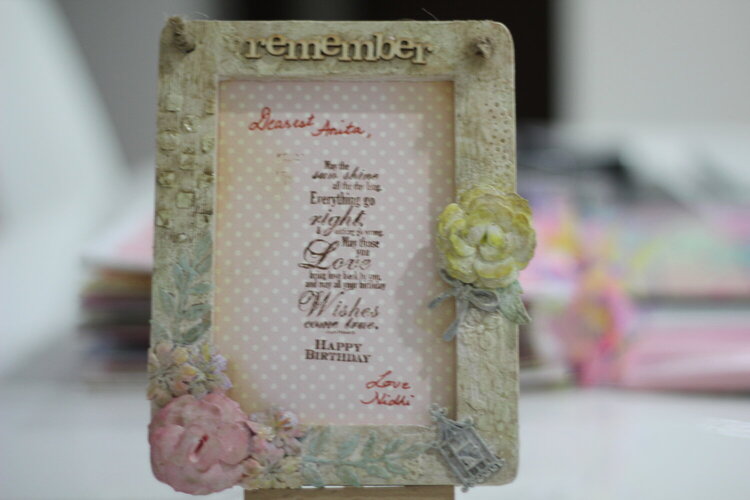 Mixed Media Photo Frame