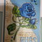 Blue Penny Black Flower