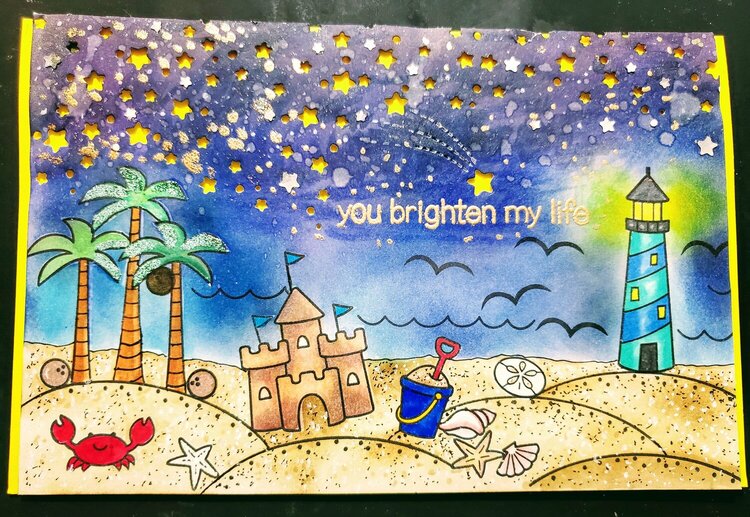 You Brighten My Life Card