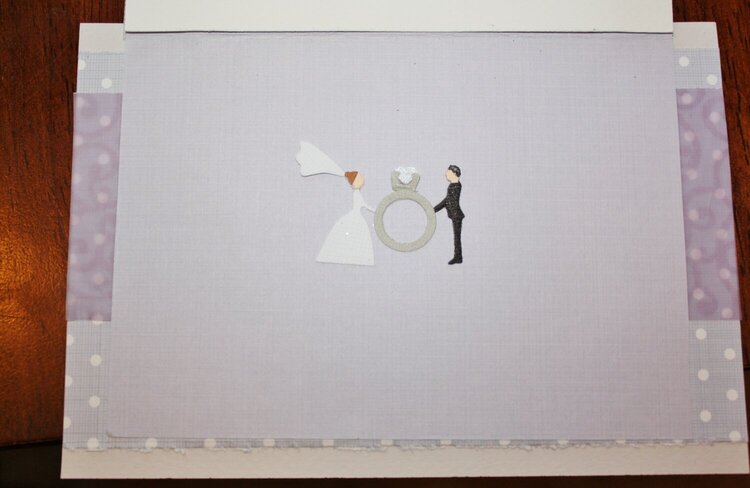 Congrats Card (inside with couple holding engagement ring)