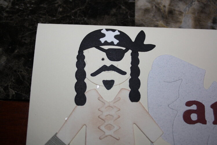 Detail of Pirate Card for Pal