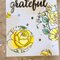 grateful - Copic colored thank you card