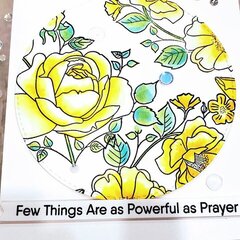Few Things are as Powerful as Prayer Card; Copic colored
