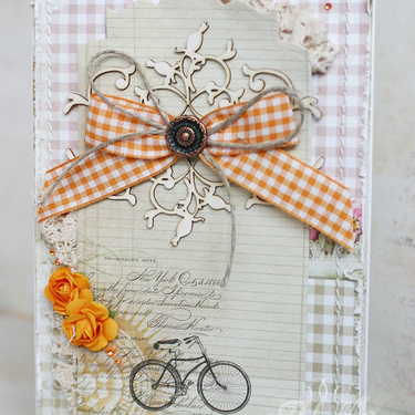 card with bicycle