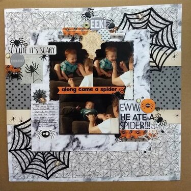 Eww, he ate a spider!!!