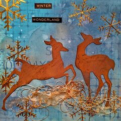 Winter Wildlife Art Journal Page