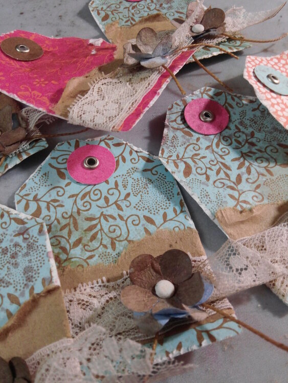 Shabby Gift Tag Set