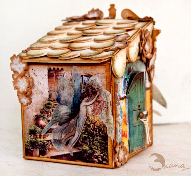 Fairy house- Artist Trading Block