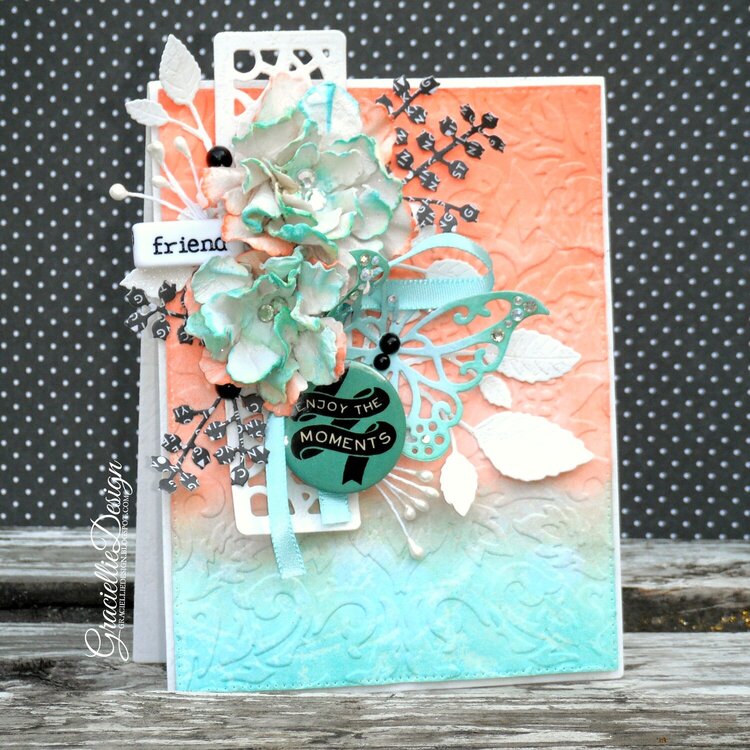 Botanical Ombre Card