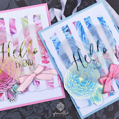 EASY VALENTINEÂ�S CARDS WITH DECO FOIL + GRACIELLIE DESIGN