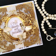 Elegant Die Cutting with Victorian Accents & Deco Foil
