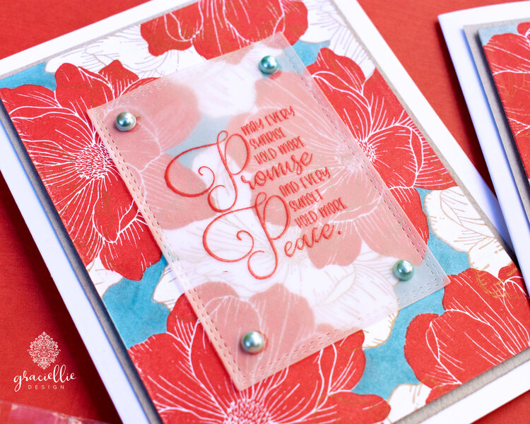 LAYERING SOLID AND DETAILED RUBBER STAMPS WITH MAGNOLIA FLOWERS BY UNITY STAMP CO.