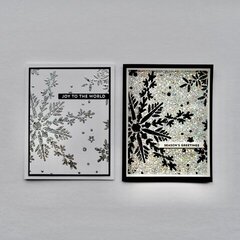 Foiled Snowflake Cards