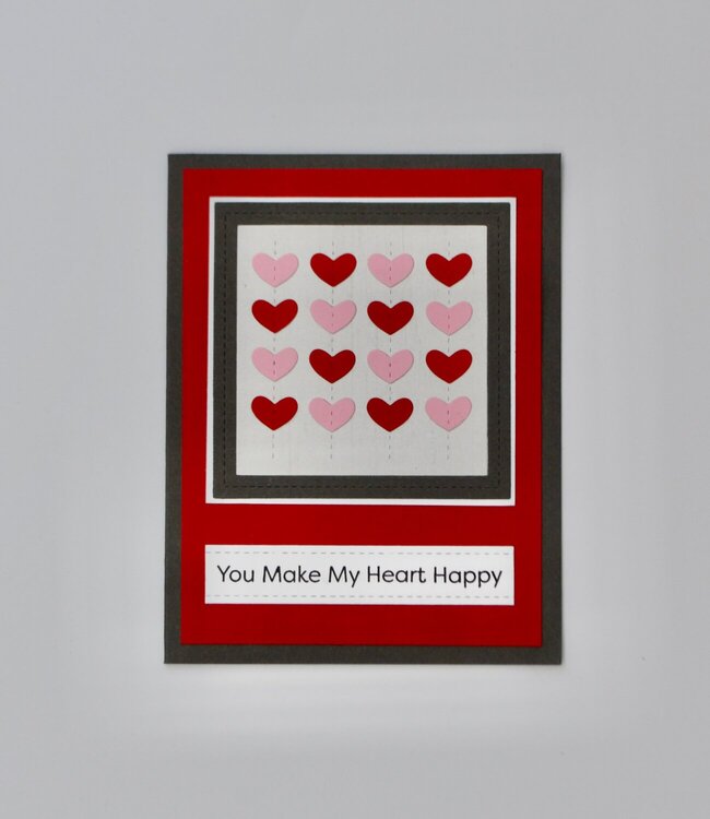 Stitched Happy Hearts