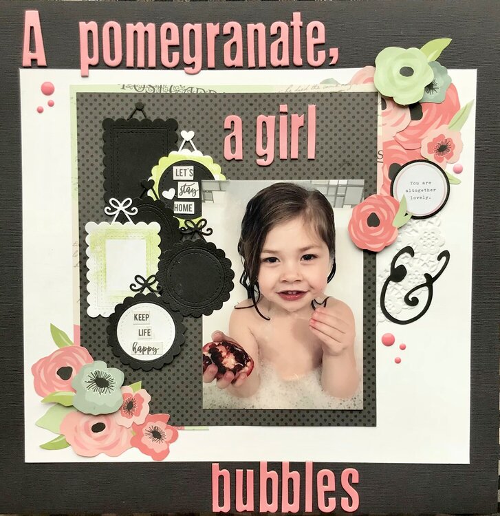 A Pomegranate, A Girl &amp; Bubbles