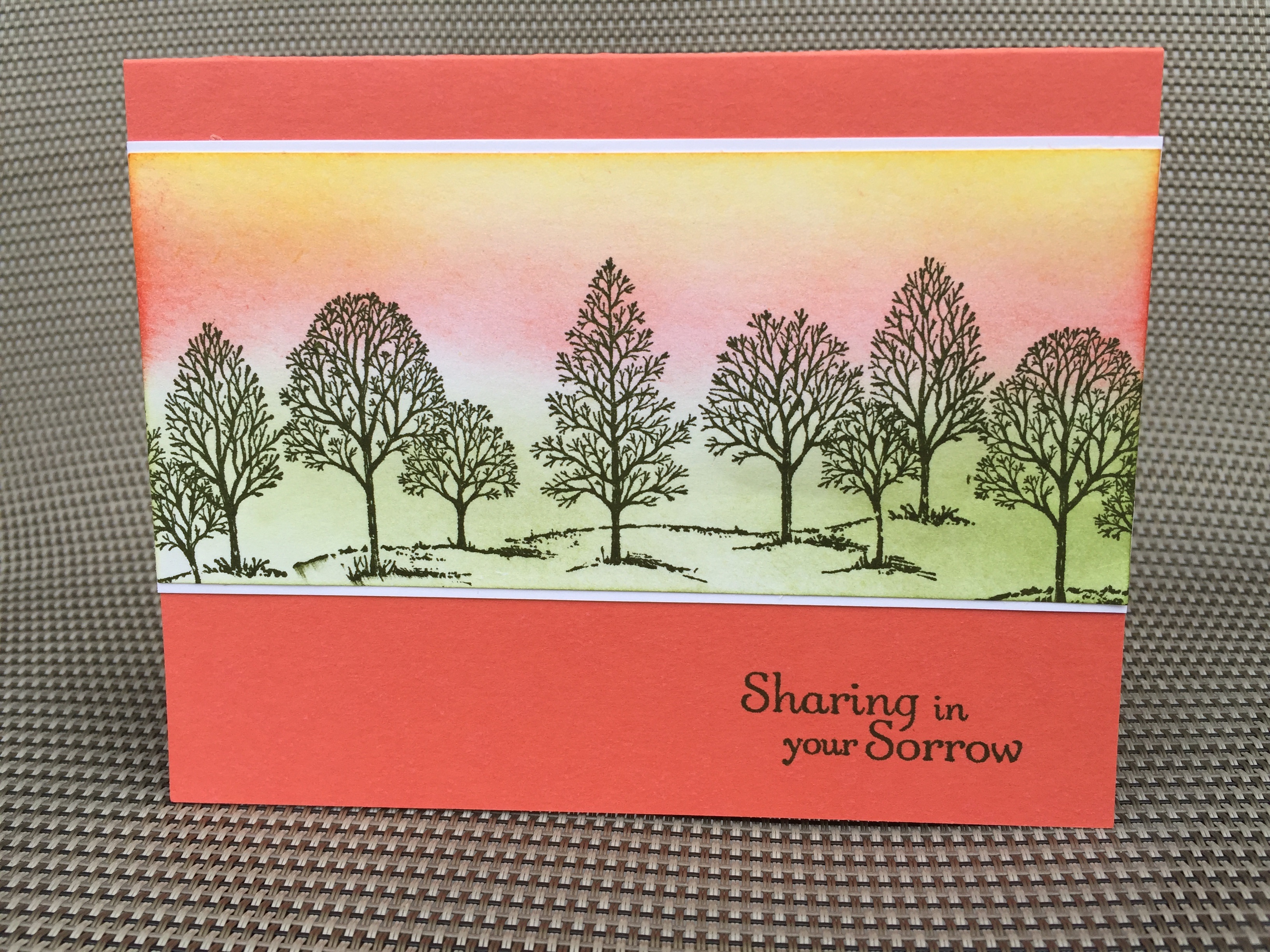 Lovely as a Tree Sympathy Card