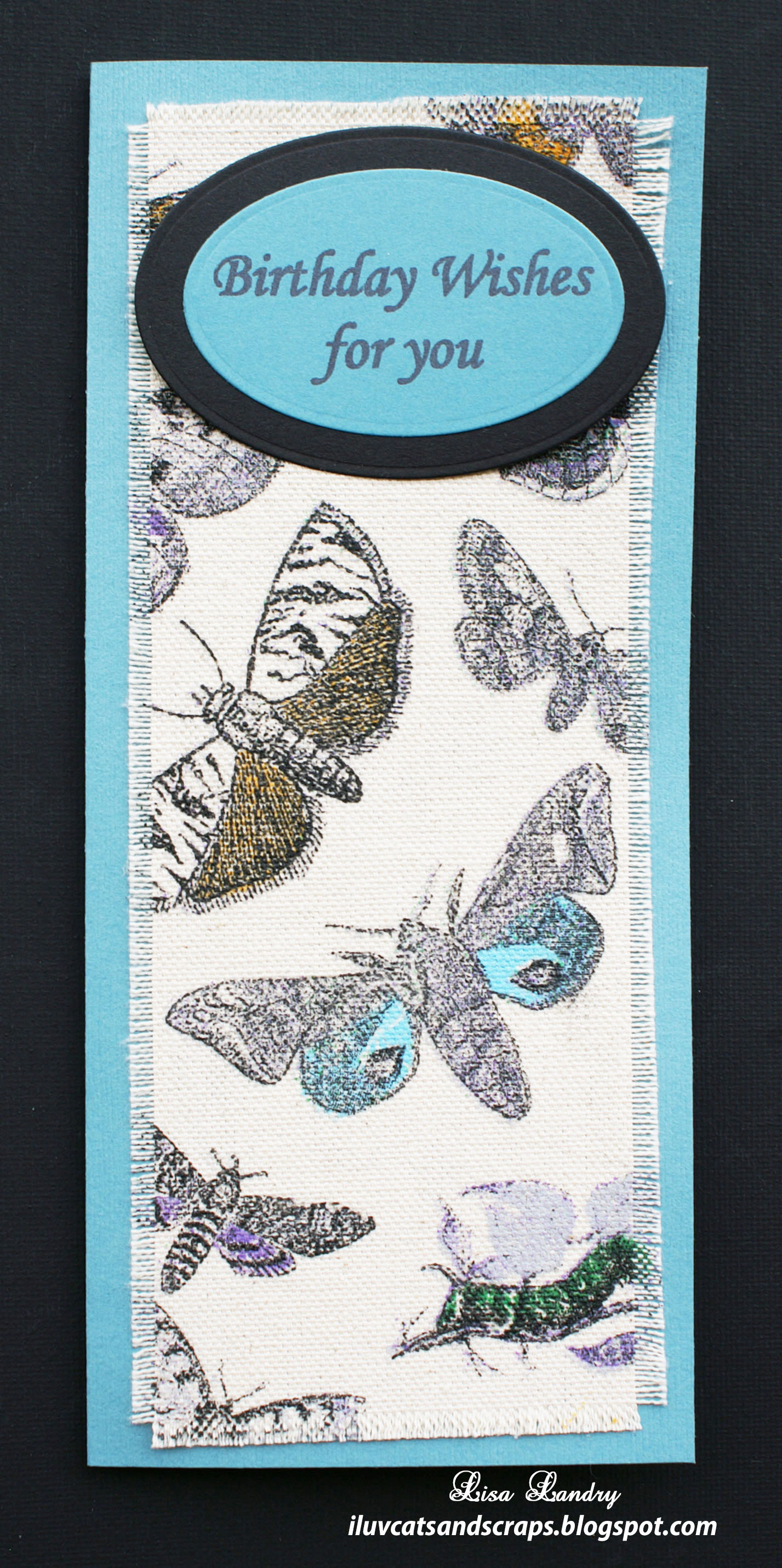 Cards with Printed Canvas