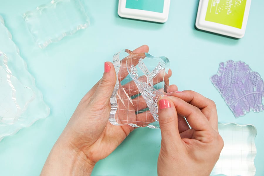 Clear Acrylic Stamp Block
