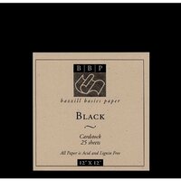 Bazzill Basics - 12x12 Black Cardstock Pack