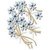 Jolee&#039;s Boutique - Blue Jeweled Flowers
