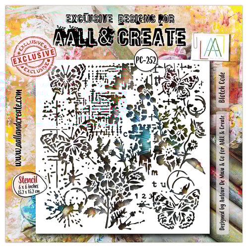 AALL and Create - Petal Cipher Collection - Stencils - Blotch Code
