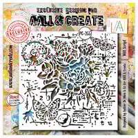 AALL and Create - Petal Cipher Collection - Stencils - Wilt Script