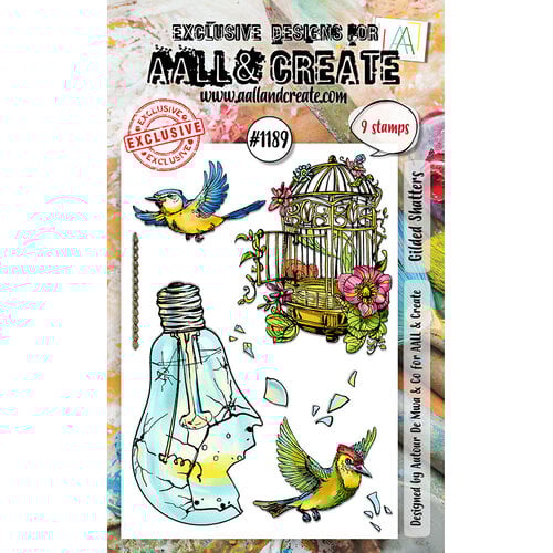 AALL and Create - Clear Photopolymer Stamps - Gilded Shatters